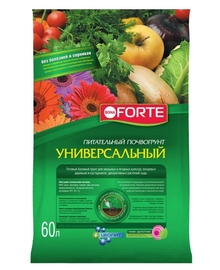 Питательный почвогрунт УНИВЕРСАЛЬНЫЙ Bona Forte, 60 л
