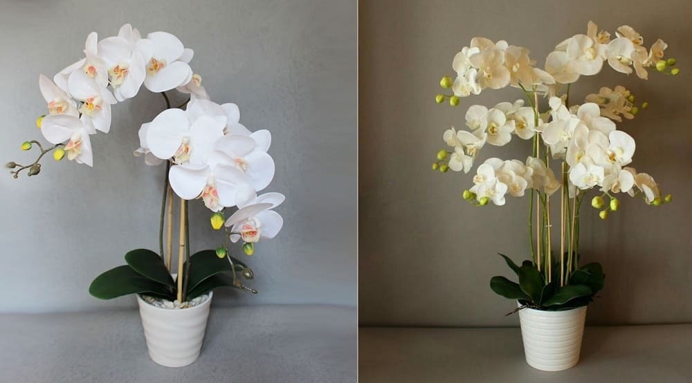 Искусственное растение орхидея для дома