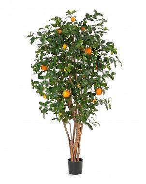 Апельсиновое дерево с плодами искусственный Н180
